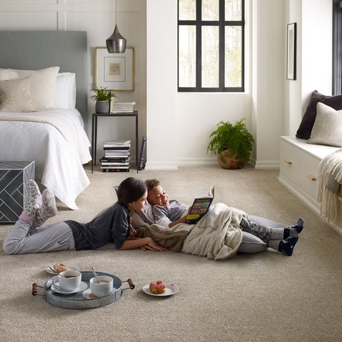 Kids are playing on the carpet from CAMARILLO INTERIORS in San Jose